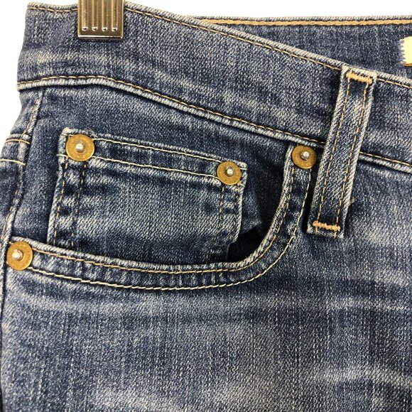 Big Star Alex Skinny Jeans Womens 27 Medium Wash Selvage Hem - Picture 7 of 13